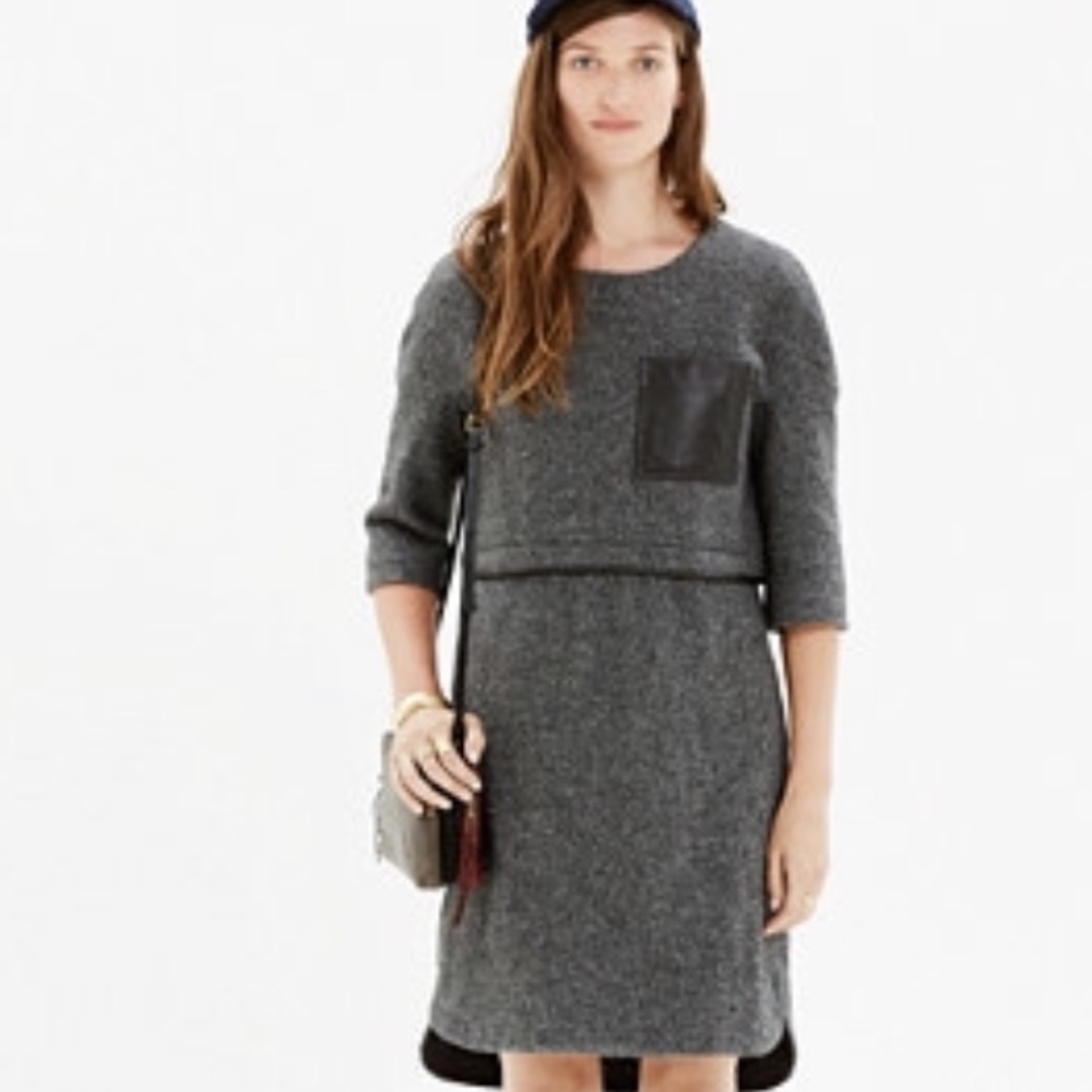 Madewell Dress with sleeves and pocket - M